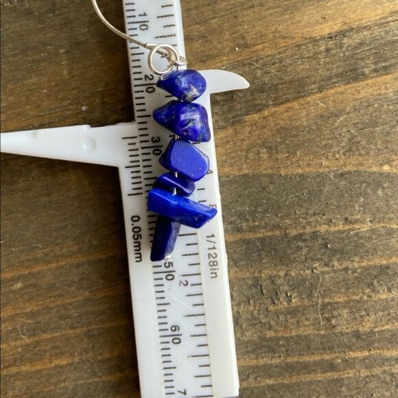 Alquimia Blue Stone Earrings - Picture 2 of 6